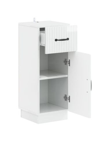 Mobiletto da Bagno HOORN Bianco Lucido 30 x 31 x 77 cm