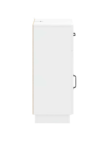 Mobiletto da Bagno HOORN Bianco Lucido 30 x 31 x 77 cm