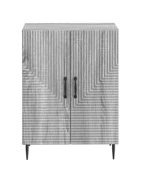 Mobiletto da Bagno HAARLEM Sonoma grigio 59,5 x 31 x 80 cm