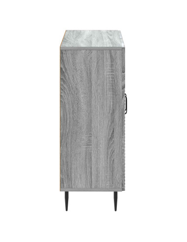 Mobiletto da Bagno HAARLEM Sonoma grigio 59,5 x 31 x 80 cm