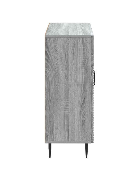 Mobiletto da Bagno HAARLEM Sonoma grigio 59,5 x 31 x 80 cm