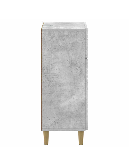 Mobiletto da Bagno DELFT Grigio Cemento 30 x 31 x 80 cm