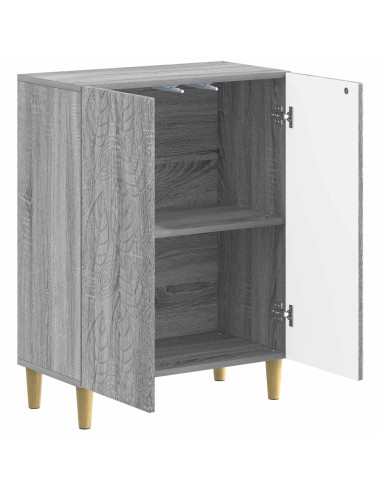 Mobiletto da Bagno DELFT Sonoma grigio 59,5 x 31 x 80 cm