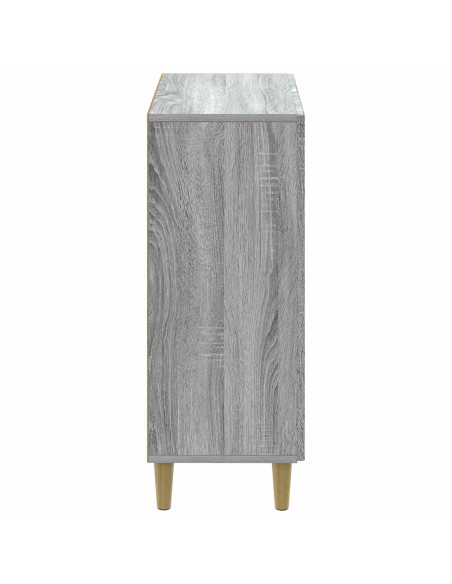 Mobiletto da Bagno DELFT Sonoma grigio 59,5 x 31 x 80 cm