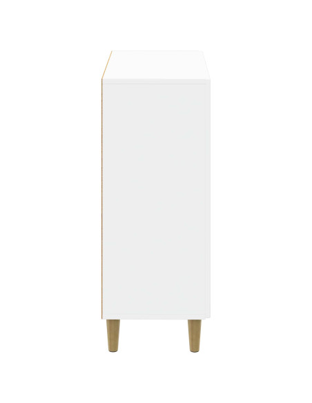 Mobiletto da Bagno DELFT Bianco 59,5 x 31 x 80 cm