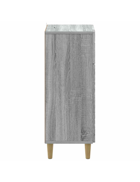 Mobiletto da Bagno DELFT Sonoma grigio 30 x 31 x 80 cm