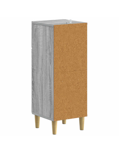 Mobiletto da Bagno DELFT Sonoma grigio 30 x 31 x 80 cm