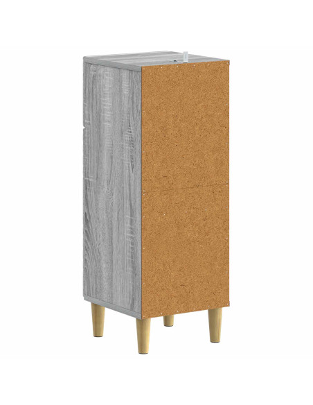 Mobiletto da Bagno DELFT Sonoma grigio 30 x 31 x 80 cm