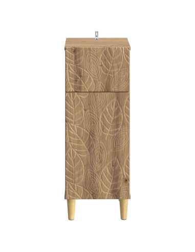 Mobiletto da Bagno DELFT Rovere Artigianale 30 x 31 x 80 cm