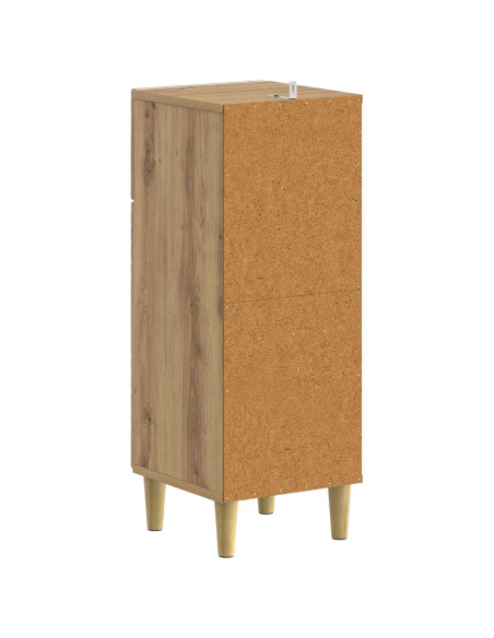 Mobiletto da Bagno DELFT Rovere Artigianale 30 x 31 x 80 cm