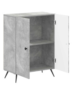Mobiletto da Bagno BREDA Grigio Cemento 59,5 x 31 x 80 cm 2