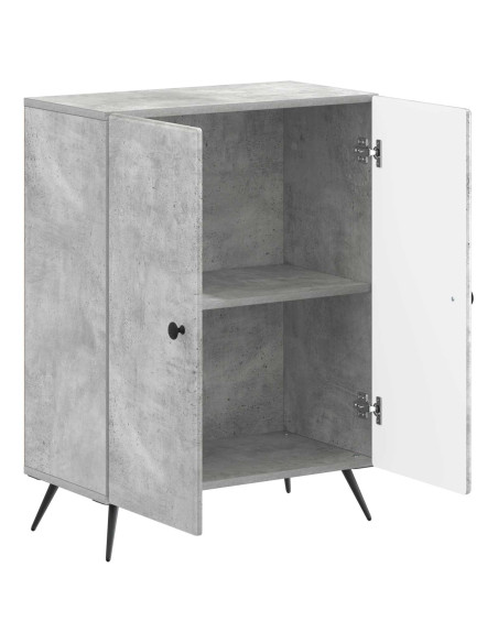 Mobiletto da Bagno BREDA Grigio Cemento 59,5 x 31 x 80 cm