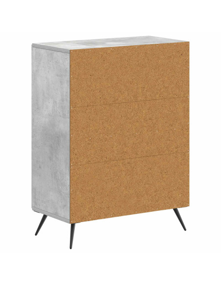 Mobiletto da Bagno BREDA Grigio Cemento 59,5 x 31 x 80 cm