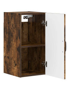 Armadio da bagno a muro UTRECHT Rovere Fumo 30 x 31 x 59 cm 2