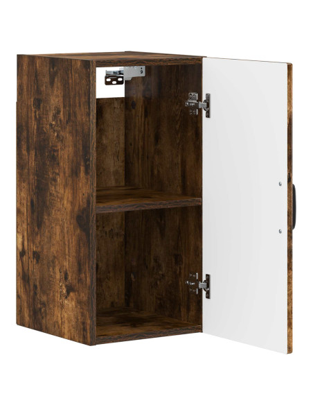 Armadio da bagno a muro UTRECHT Rovere Fumo 30 x 31 x 59 cm