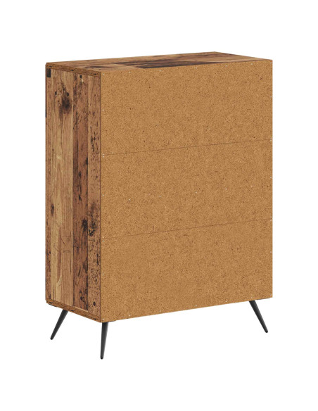 Mobiletto da Bagno BREDA Legno antico 59,5 x 31 x 80 cm