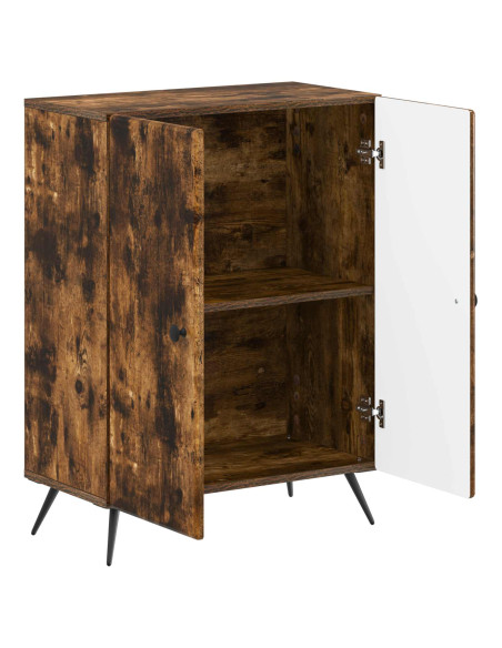 Mobiletto da Bagno BREDA Rovere Fumo 59,5 x 31 x 80 cm