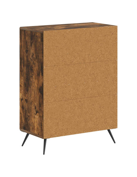 Mobiletto da Bagno BREDA Rovere Fumo 59,5 x 31 x 80 cm