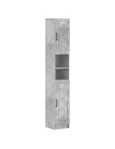 Armadio da Bagno con Ripiano Aperto UTRECHT Grigio Cemento