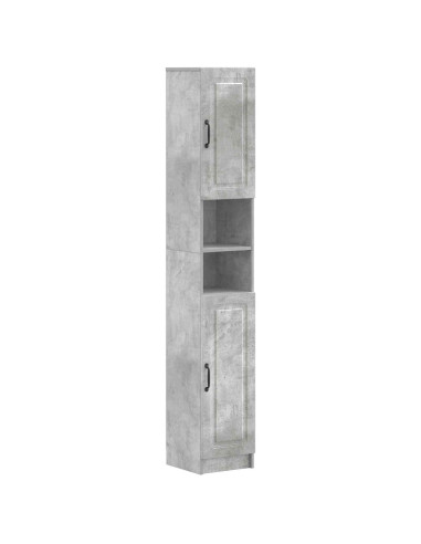 Armadio da Bagno con Ripiano Aperto UTRECHT Grigio Cemento