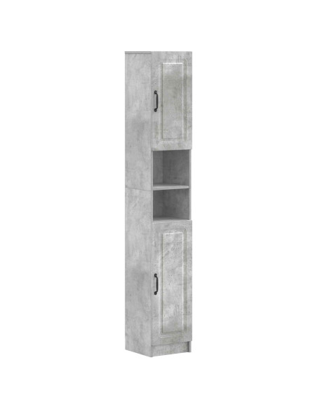 Armadio da Bagno con Ripiano Aperto UTRECHT Grigio Cemento