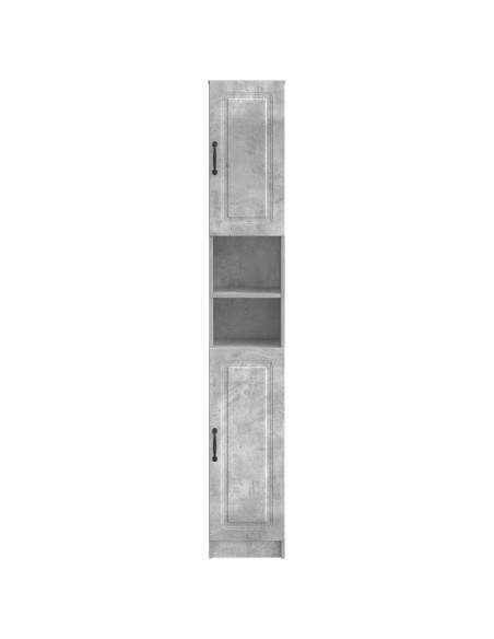Armadio da Bagno con Ripiano Aperto UTRECHT Grigio Cemento