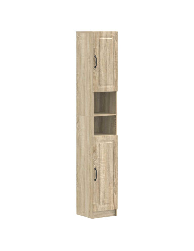 Armadio da Bagno con Ripiano Aperto UTRECHT Rovere Sonoma