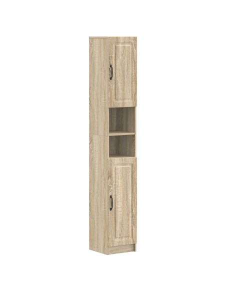 Armadio da Bagno con Ripiano Aperto UTRECHT Rovere Sonoma