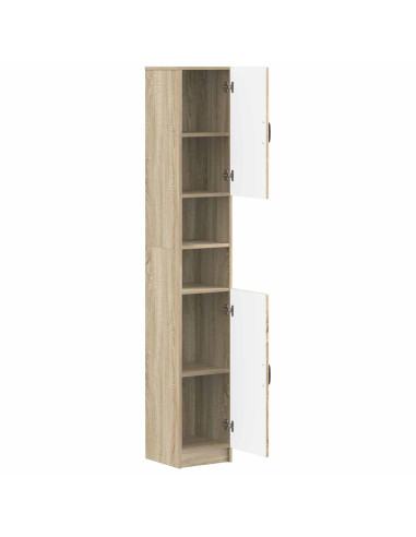 Armadio da Bagno con Ripiano Aperto UTRECHT Rovere Sonoma