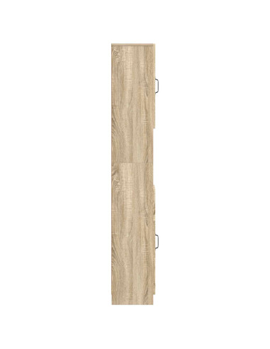 Armadio da Bagno con Ripiano Aperto UTRECHT Rovere Sonoma