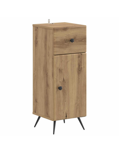 Mobiletto da Bagno BREDA Rovere Artigianale 30 x 31 x 80 cm