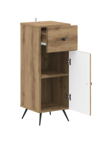 Mobiletto da Bagno BREDA Rovere Artigianale 30 x 31 x 80 cm