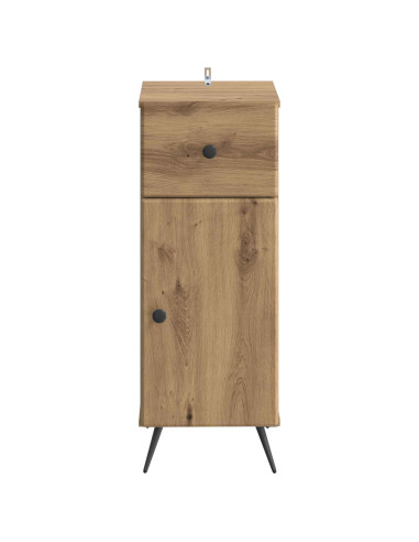 Mobiletto da Bagno BREDA Rovere Artigianale 30 x 31 x 80 cm
