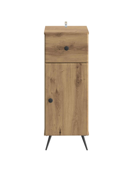 Mobiletto da Bagno BREDA Rovere Artigianale 30 x 31 x 80 cm