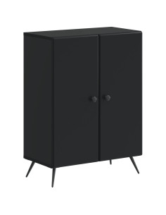 Mobiletto da Bagno BREDA Nero 59,5 x 31 x 80 cm
