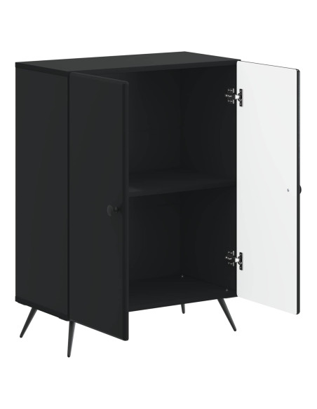 Mobiletto da Bagno BREDA Nero 59,5 x 31 x 80 cm