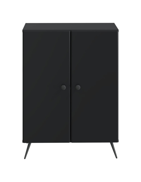 Mobiletto da Bagno BREDA Nero 59,5 x 31 x 80 cm