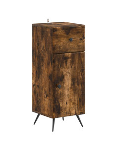 Mobiletto da Bagno BREDA Rovere Fumo 30 x 31 x 80 cm