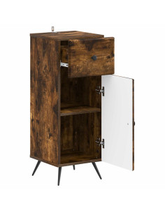 Mobiletto da Bagno BREDA Rovere Fumo 30 x 31 x 80 cm 2