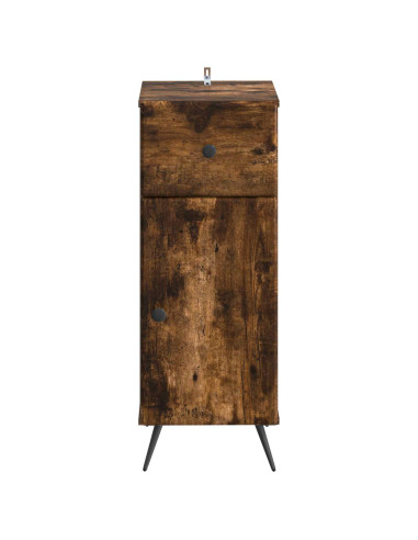 Mobiletto da Bagno BREDA Rovere Fumo 30 x 31 x 80 cm