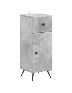 Mobiletto da Bagno BREDA Grigio Cemento 30 x 31 x 80 cm