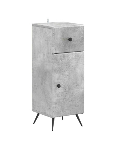 Mobiletto da Bagno BREDA Grigio Cemento 30 x 31 x 80 cm