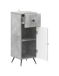 Mobiletto da Bagno BREDA Grigio Cemento 30 x 31 x 80 cm 2