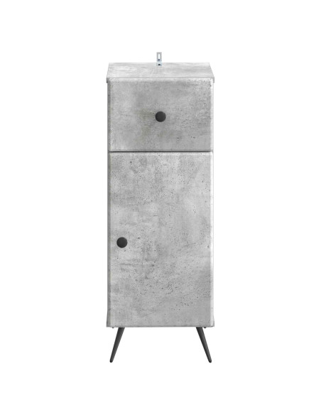 Mobiletto da Bagno BREDA Grigio Cemento 30 x 31 x 80 cm