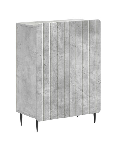 Mobiletto da Bagno ZWOLLE Grigio Cemento 59,5 x 31 x 79,5 cm