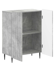 Mobiletto da Bagno ZWOLLE Grigio Cemento 59,5 x 31 x 79,5 cm 2