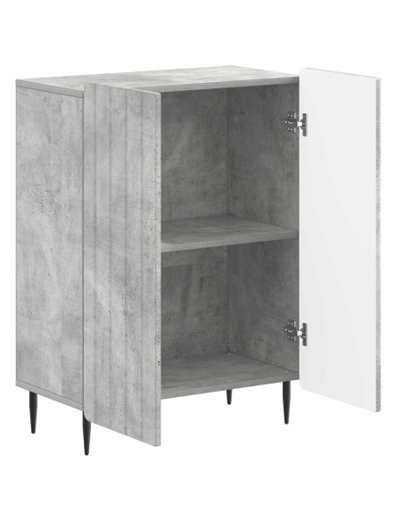 Mobiletto da Bagno ZWOLLE Grigio Cemento 59,5 x 31 x 79,5 cm