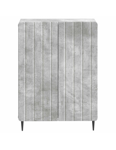 Mobiletto da Bagno ZWOLLE Grigio Cemento 59,5 x 31 x 79,5 cm