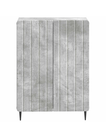 Mobiletto da Bagno ZWOLLE Grigio Cemento 59,5 x 31 x 79,5 cm