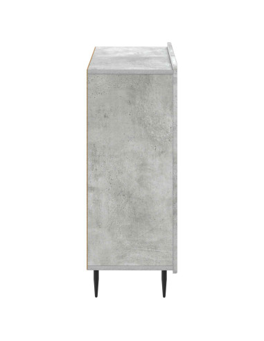 Mobiletto da Bagno ZWOLLE Grigio Cemento 59,5 x 31 x 79,5 cm